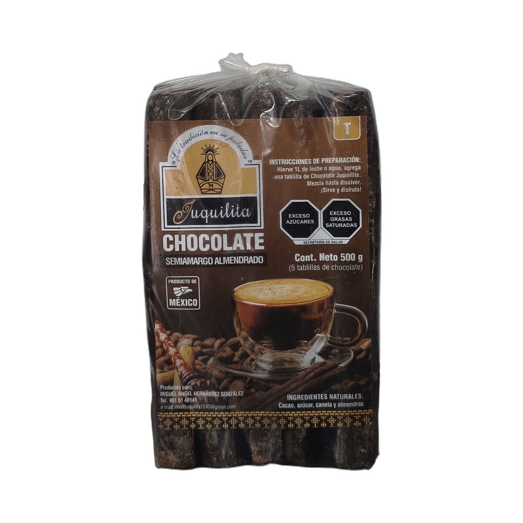 Chocolate juquilita semiamargo