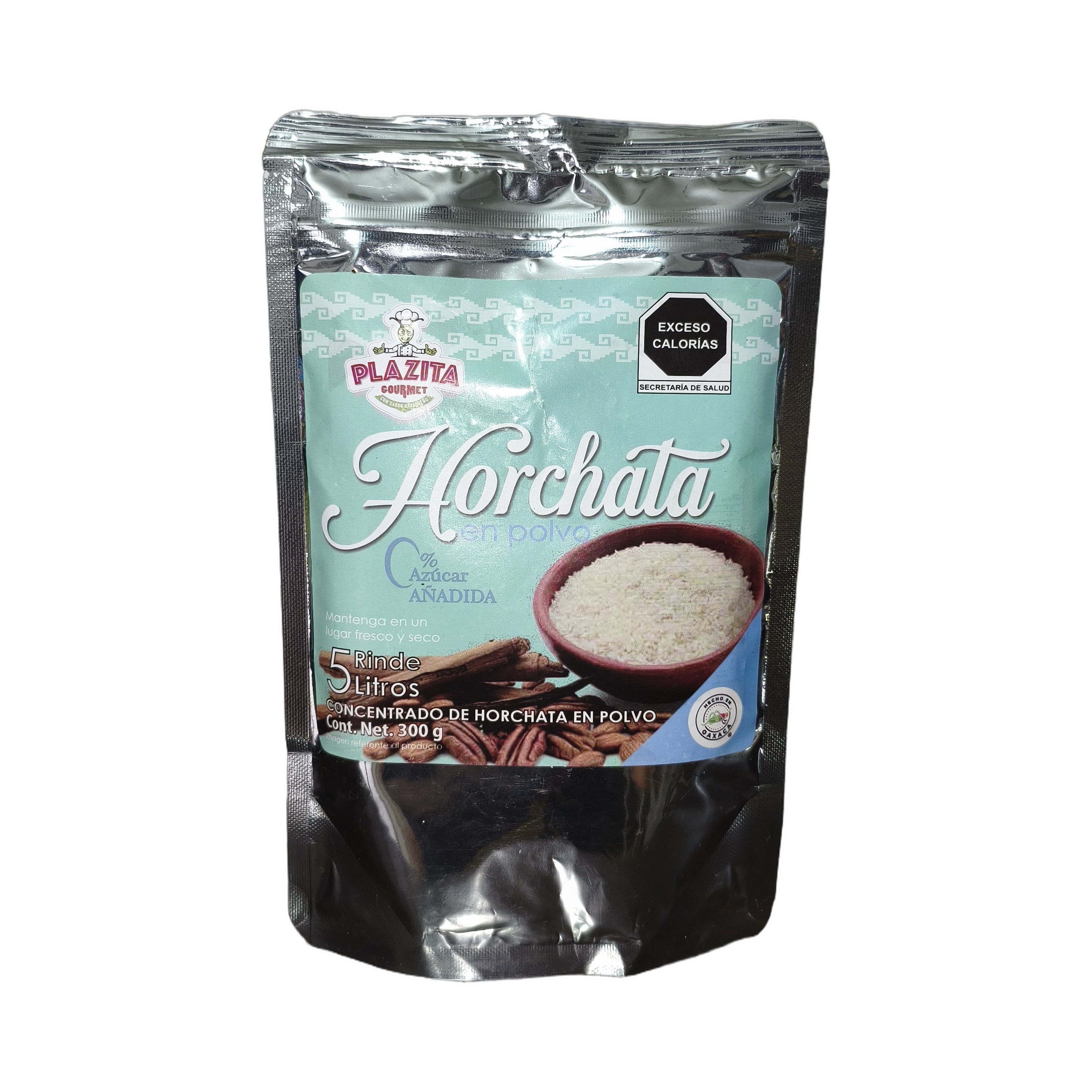 Horchata en polvo sin azúcar añadida (La Plazita)