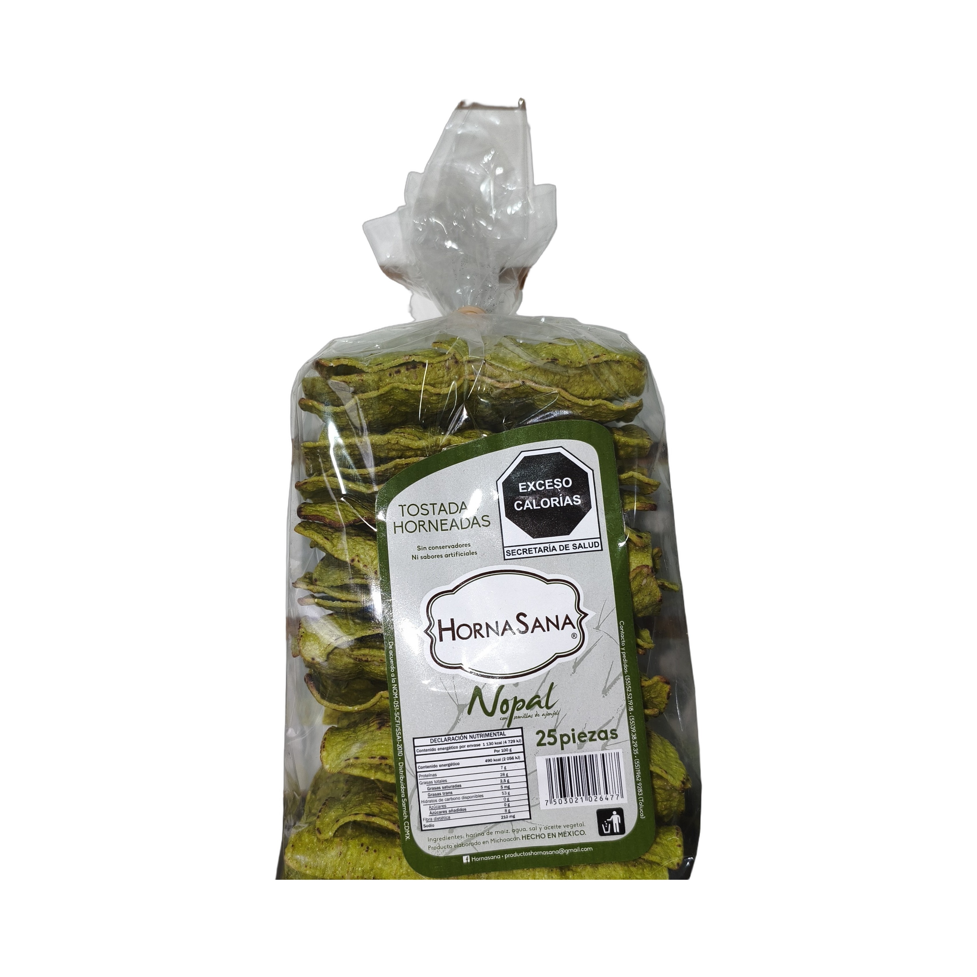 HornaSana — Tostadas horneadas Nopal